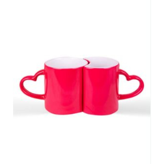 kırmızı kalpli ikili